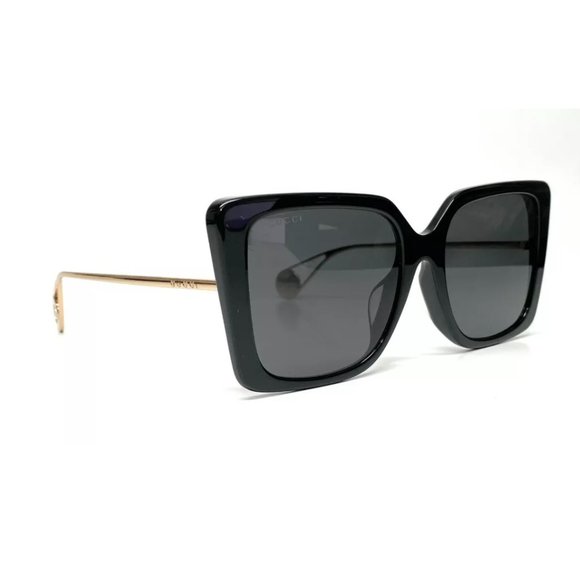 Gucci Women's Dual-Color Black Grey Sunglasses!